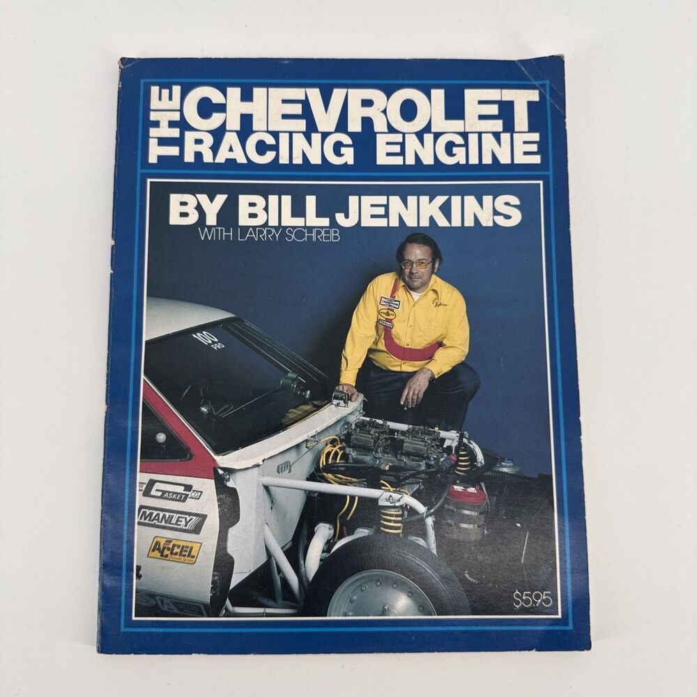 Original The Chevrolet Racing Engine 1976 Book Paperback Bill Jenkins